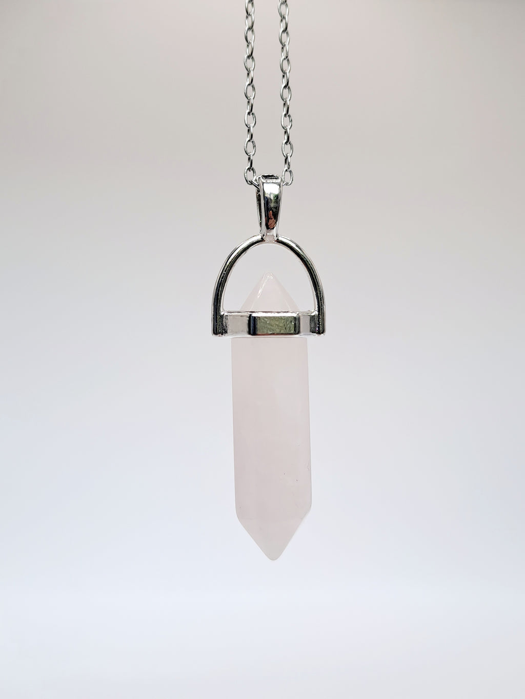 Rozenkwarts dubbeleinder ketting