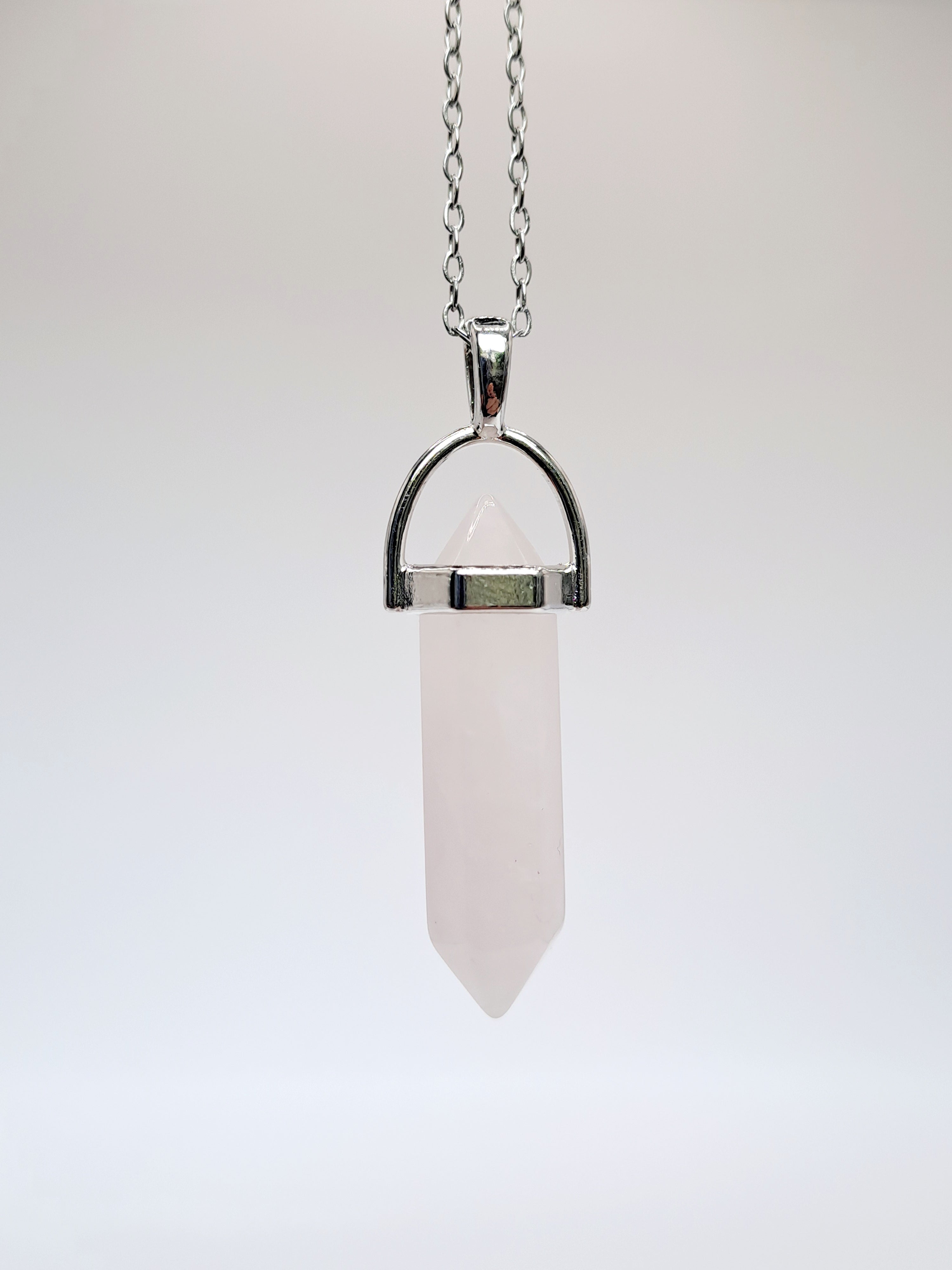 Rozenkwarts dubbeleinder ketting