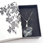 Feng Shui ketting bloemhanger Bergkristal