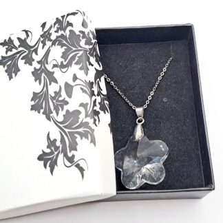 Feng Shui ketting bloemhanger Bergkristal