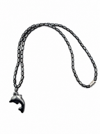 Ketting dolfijn van Hematiet