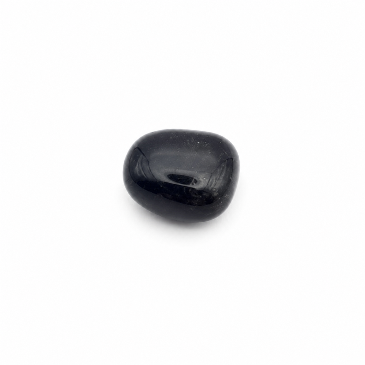 Obsidiaan trommelsteen 2 tot 4 cm