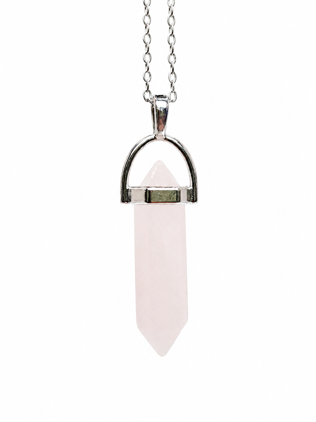 Rozenkwarts dubbeleinder ketting