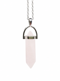 Rozenkwarts dubbeleinder ketting