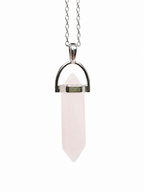 Rozenkwarts dubbeleinder ketting