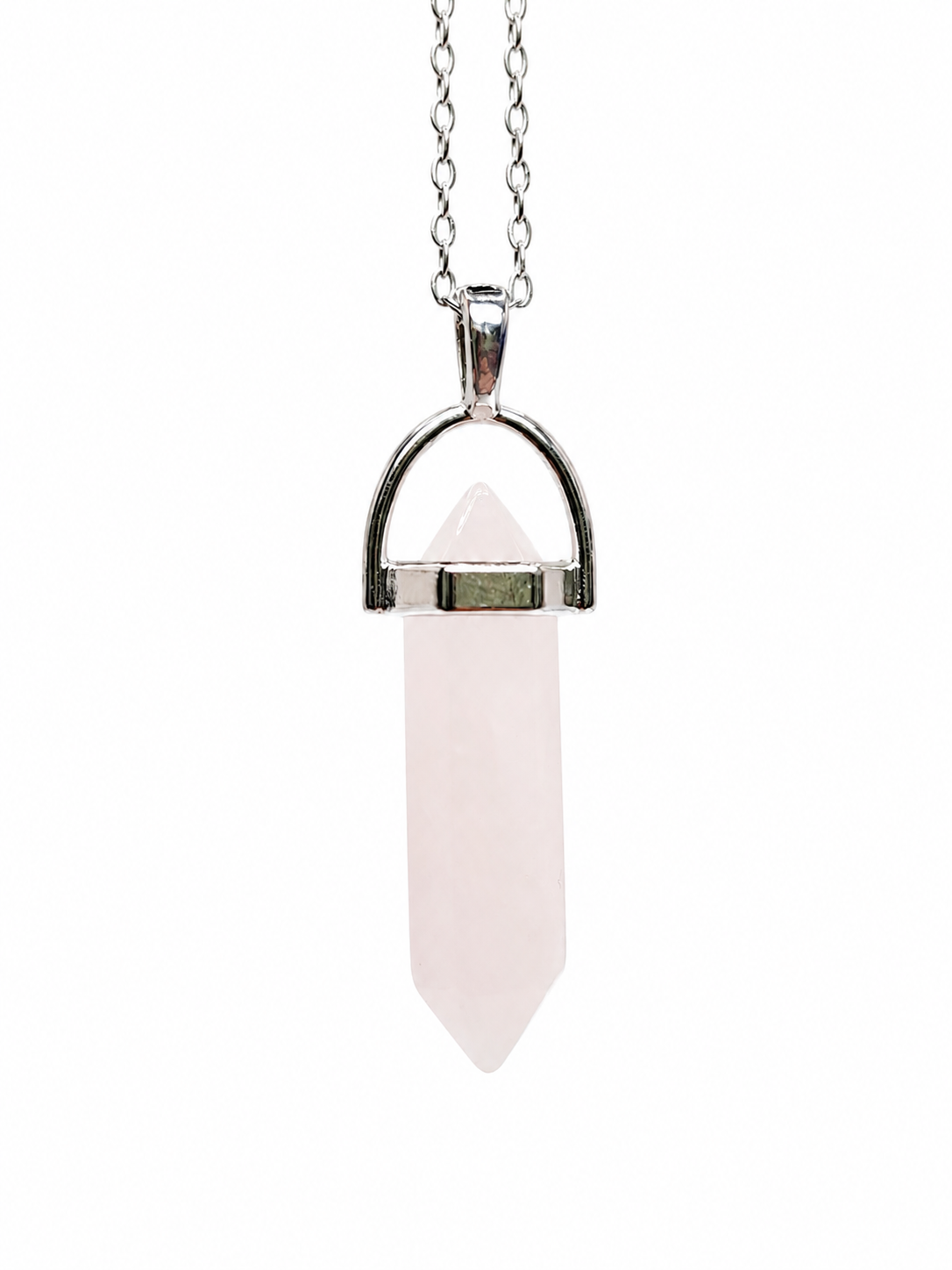 Rozenkwarts dubbeleinder ketting