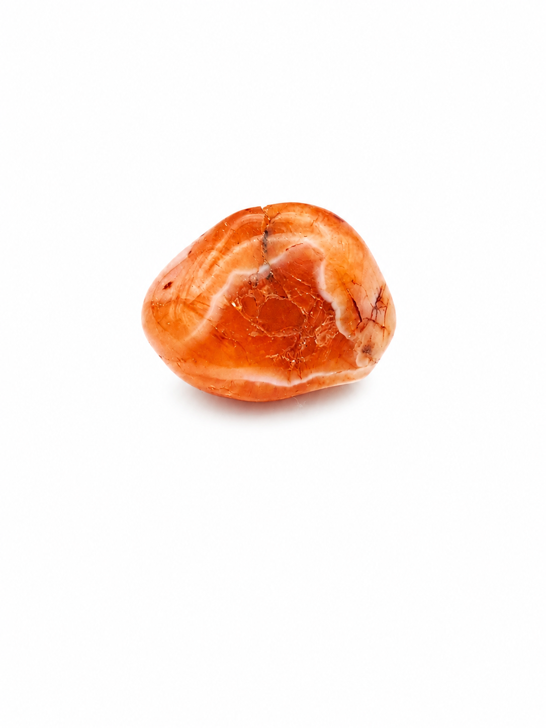 Carneool trommelsteen 2 tot 3 cm